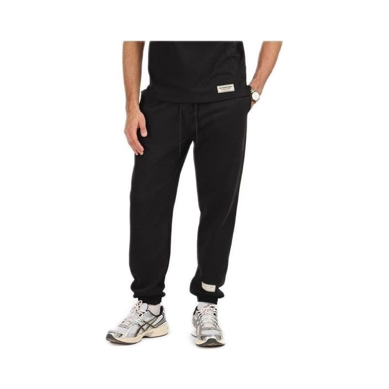 بنطلون جري فضفاض من نسيج قطني بطول 31.5 بوصة - للرجال