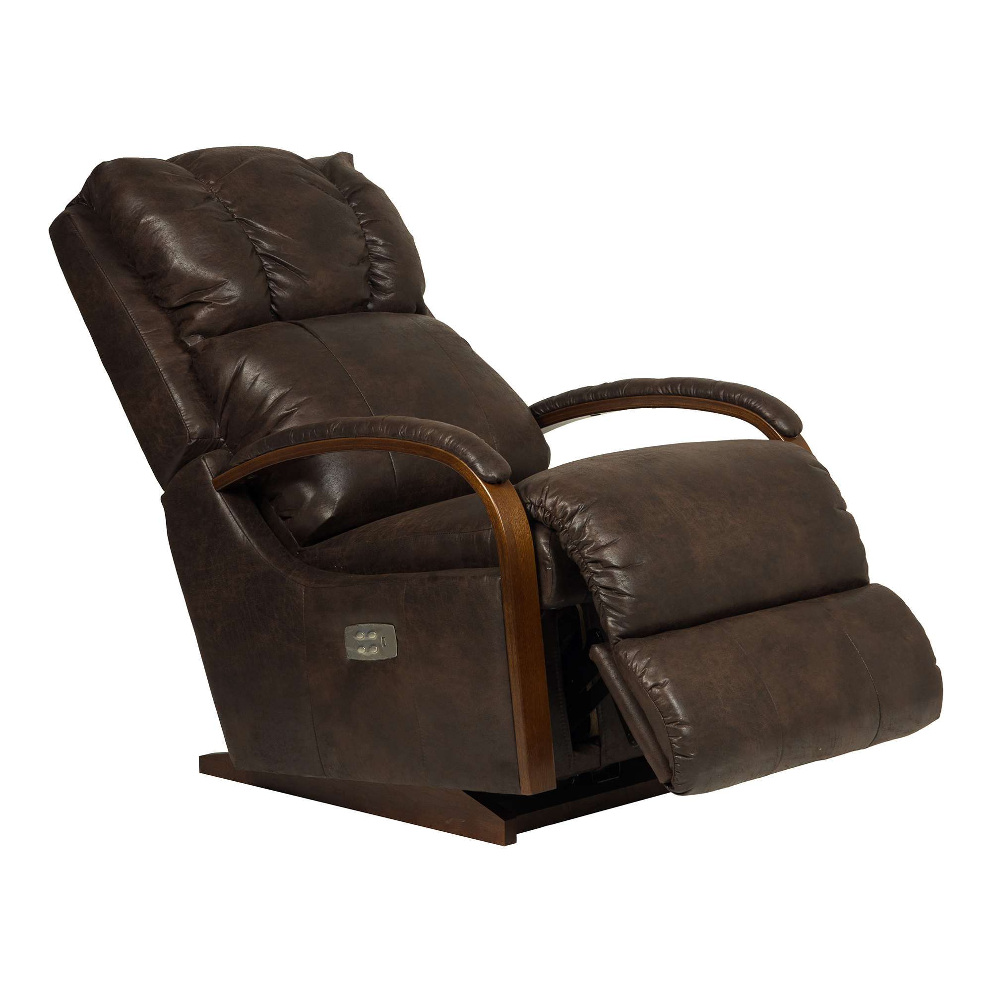 Power rocker recliner leather sales