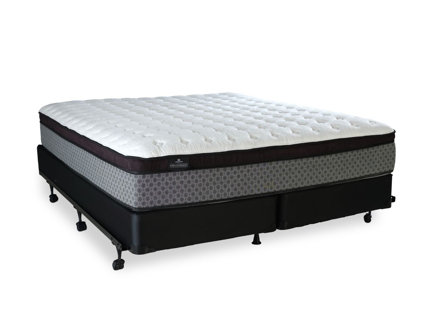 Buy Glamorous Mattress Set with Box spring Eurotop Cal King Size