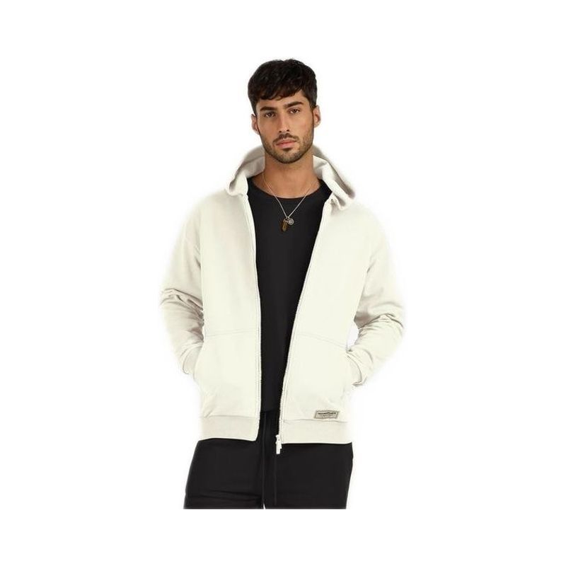 Unisex Cotton Oversized Zip Hoodie