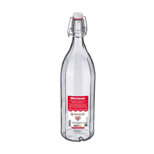Westmark Swing-Top Bottle Angular, 1 Liter