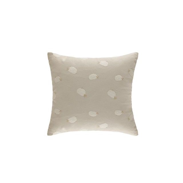 Dotted-V Cushion cover with insert - White - 45 x 45cm