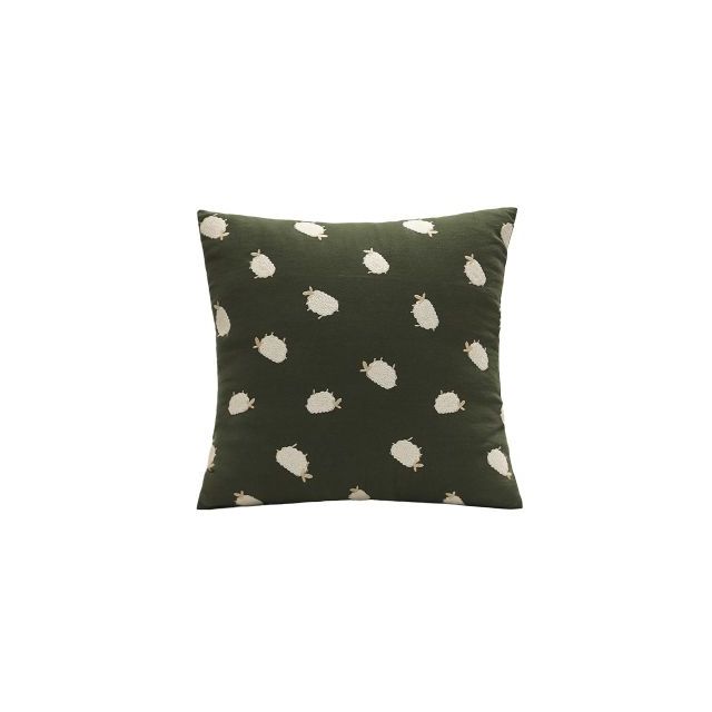 Dotted-II Cushion cover with insert - Green - 45 x 45cm