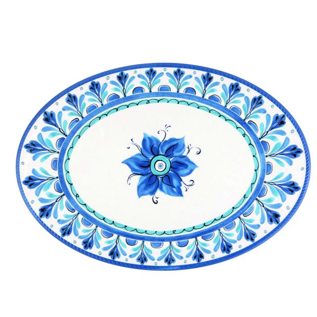 Havana Blu -Large Oval Tray