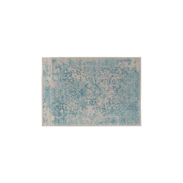 Vintage Carpet 200X290 Cm - Cream/Teal - 22208054
