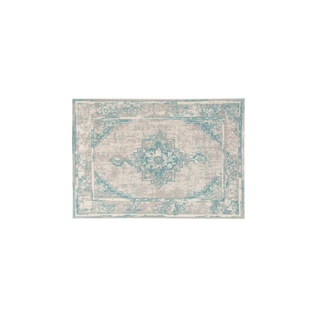 Vintage Carpet 160X230 Cm - Cream/Light Grey/Aqua - 22235654