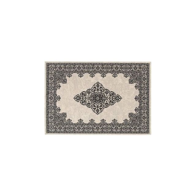 Vintage Carpet 160X230 Cm - Cream/Dark Grey - 22401666