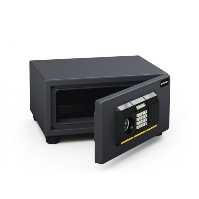 Fire Resistant Safe Digital Push Button +Key-Black/Grey