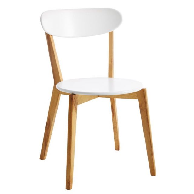 Dining chair HAMMEL grey fabric/black