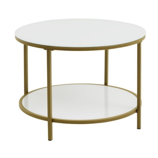 Nest of tables FALSLED 50 40 glass oak 2 pcs