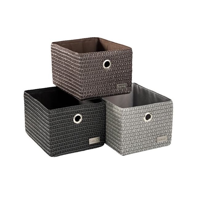 Basket BRAGE Ø37xH24cm seagrass