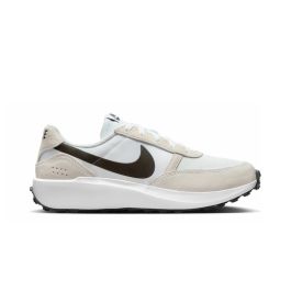 nike waffle all white