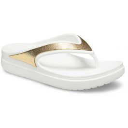 Women's crocs store sloane metalblock slide