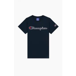 Champion script clearance logo t shirt