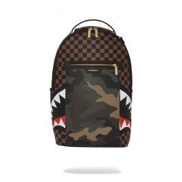 Backpack Sprayground SIP CAMO ACCENT DLXSV BACKPACK Green