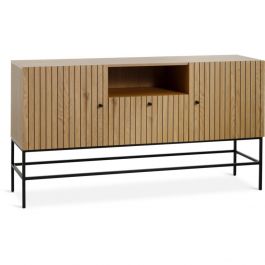 Sideboard HEMDRUP 2 doors 1 drawer oak colour Online Kuwait- JYSK