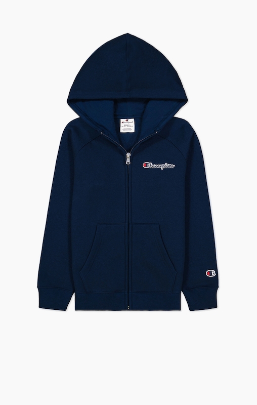 Buy Boys Embroidered Scipt Logo Cotton Hooodie Online in Kuwait - Champion