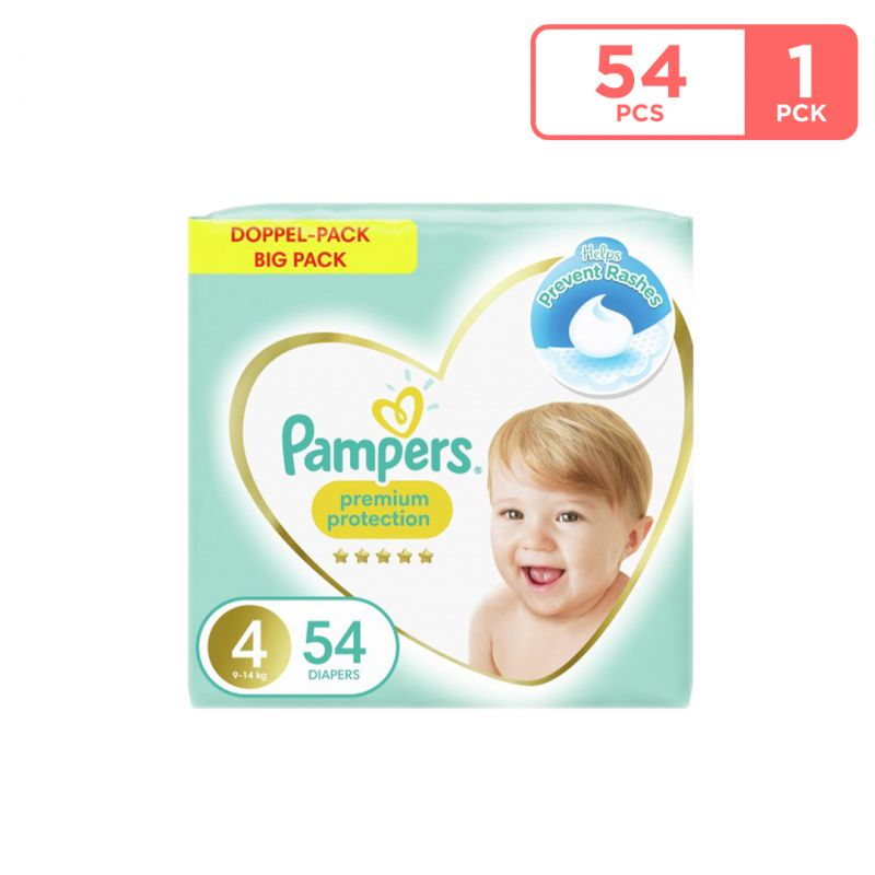 Pampers premium protection size 4 2024 jumbo pack