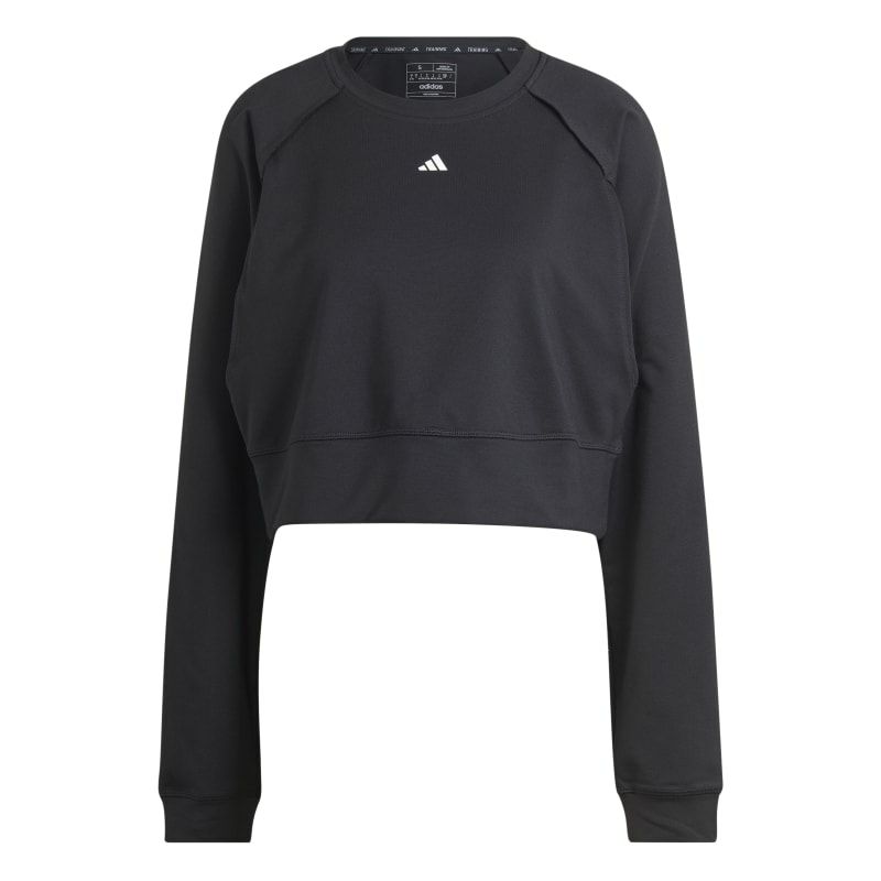Buy Adidas Women s Power AEROREADY Crop Cover Up Sweatshirt Online in Kuwait Intersport
