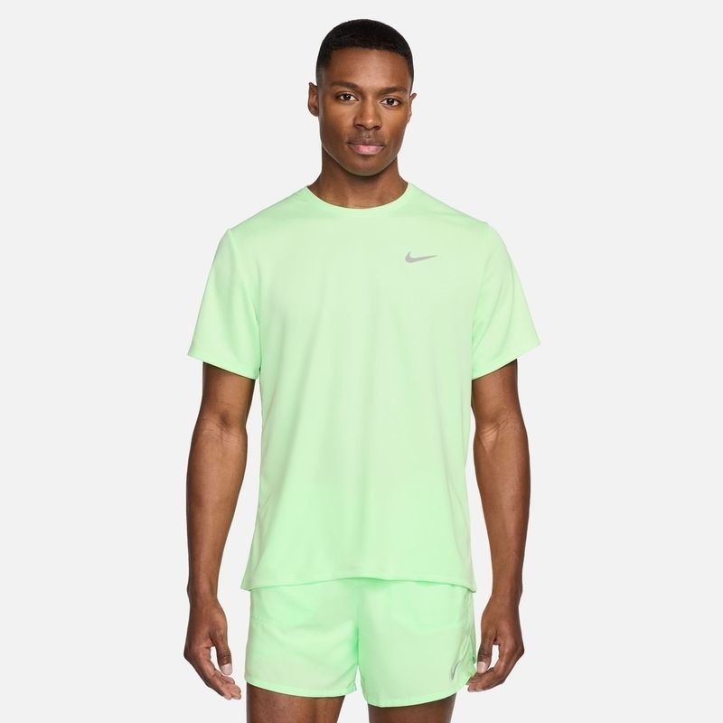 Nike Miler Men S Dri Fit Uv Short Sleeve Running Top Online Intersport