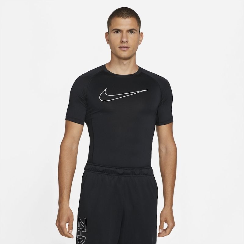 Buy Nike Pro Dri FIT Men s Tight Fit Short Sleeve Top Online in Kuwait Intersport