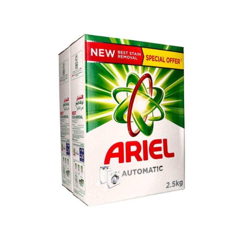 Ariel Low Set Original (2X2.5KG) Original Scent Fast Dissolving