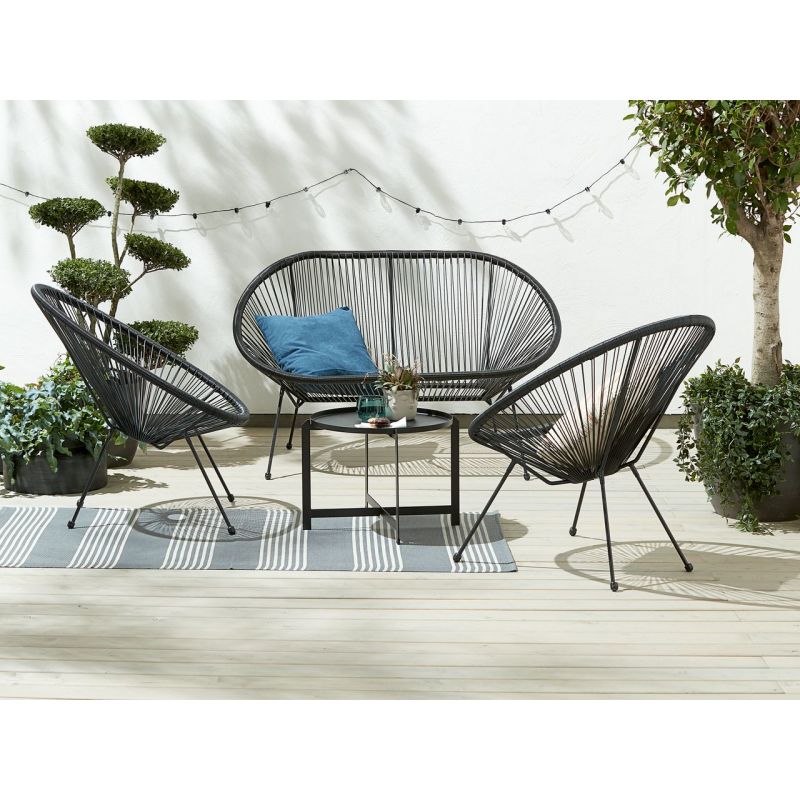 Side table BORRE Ø50xH40 assorted