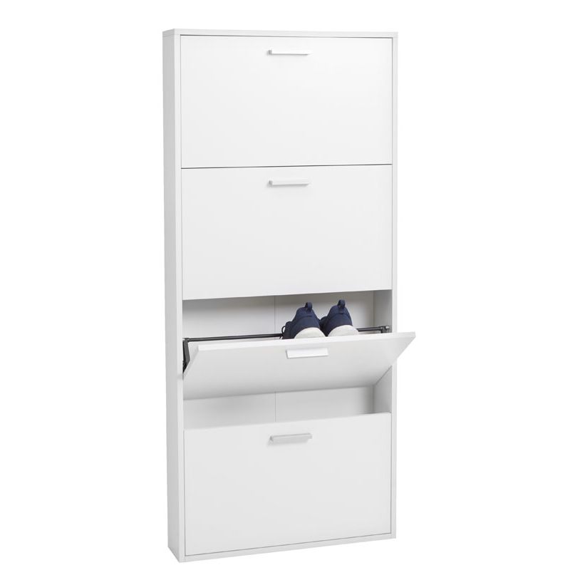 Buy Shoe cabinet BAGENKOP 4 comp. white Online From JYSK Kuwait