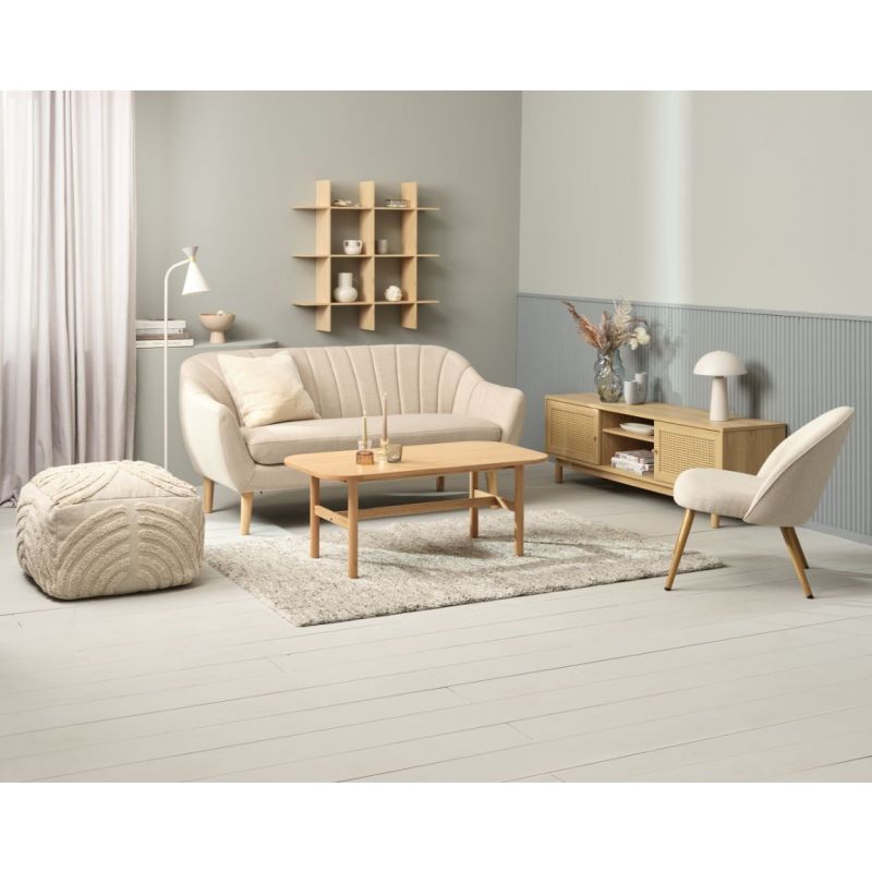 Sofa Gistrup 2 Seater Off-White FabricOnline Kuwait- JYSK