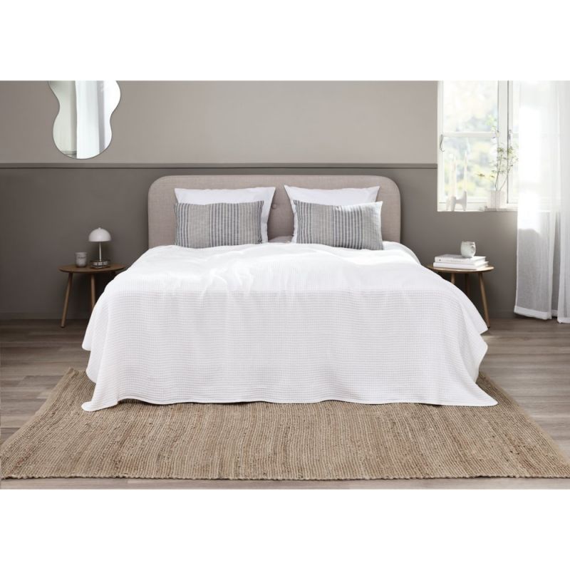 Bed throw white 2025