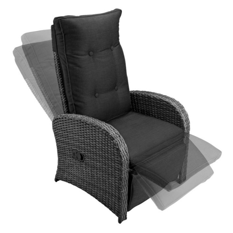Recliner Chair Balcony Chair Stord Grey Color