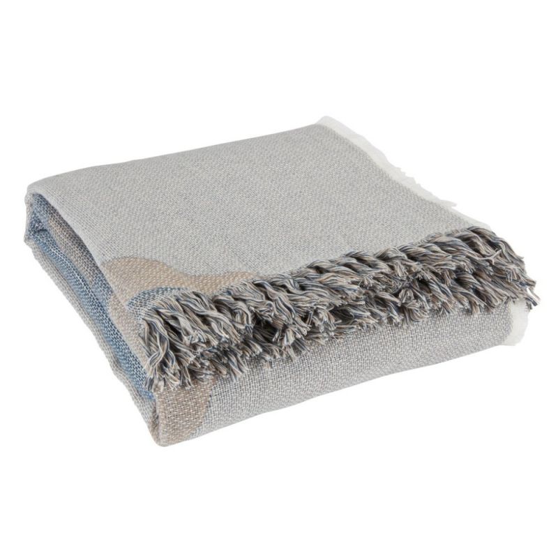 Quilted Blanket Sommereik 130X170 Blue/WhiteOnline Kuwait- JYSK