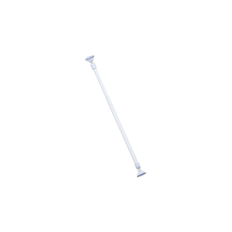 Shower Curtain Rail Vara 4570 White Color Bath Blind