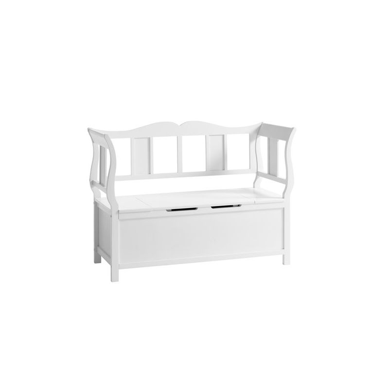 Bench Jelling With Storage Storage Chest White Color