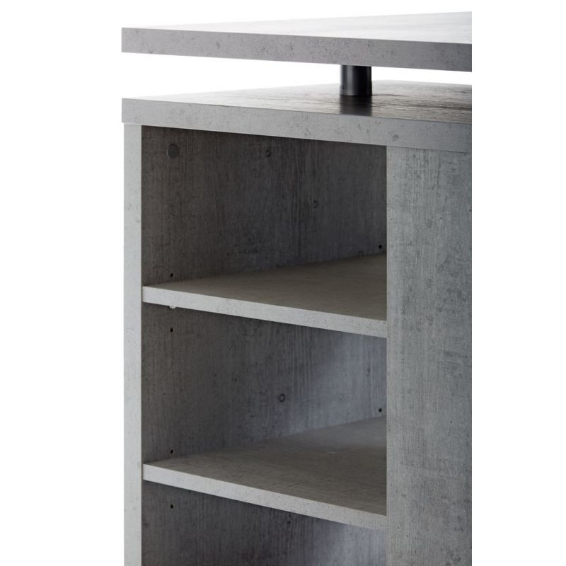Buy Desk ULLITS 69x140 concrete/high gloss Online From JYSK Buy Desk ULLITS 69x140 concrete/high gloss Online From JYSK