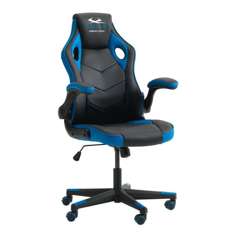 Buy Gaming chair VOJENS black blue Online From JYSK Kuwait