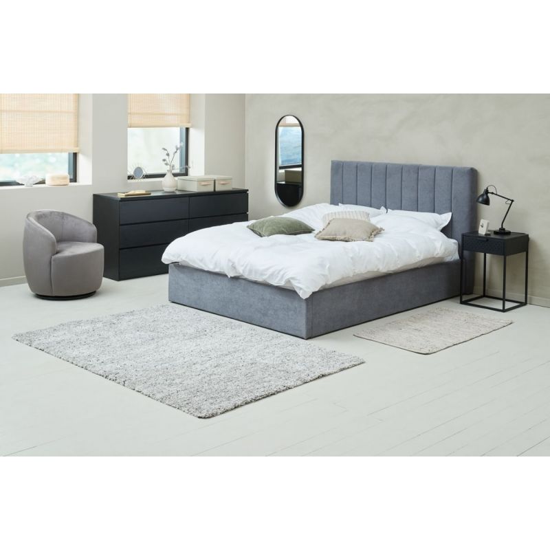 Buy Bed frame HASLEV 180x200 dark Online From JYSK Kuwait