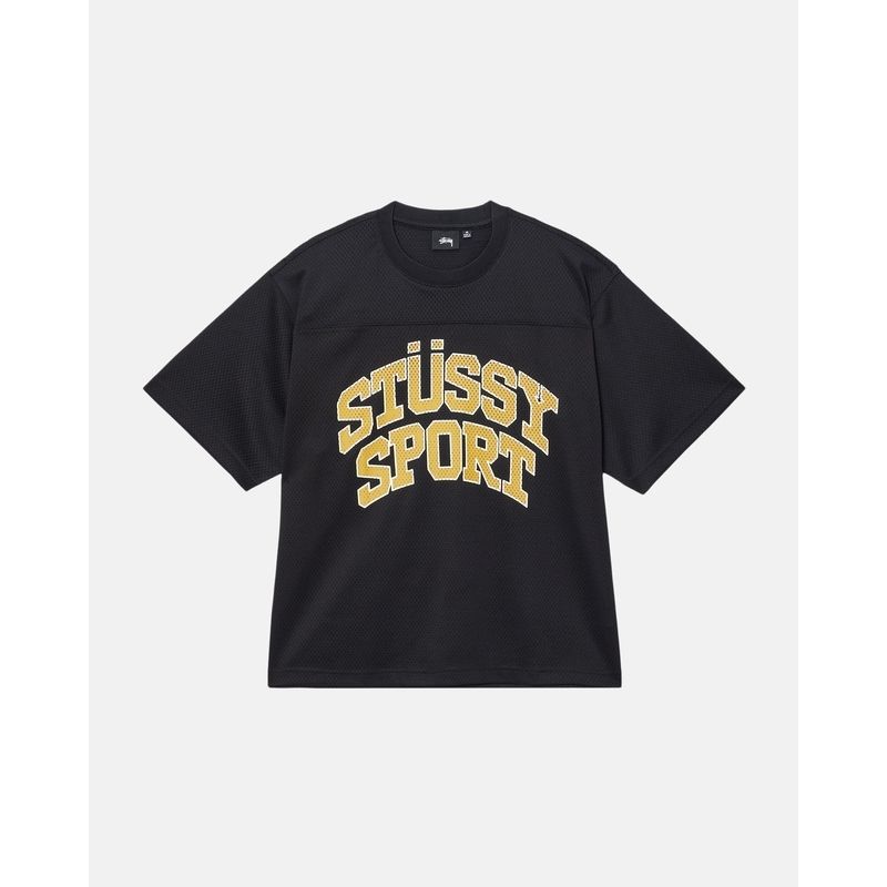 Stussy sport jersey ブラック Stussy sport jersey ブラック - メルカリ