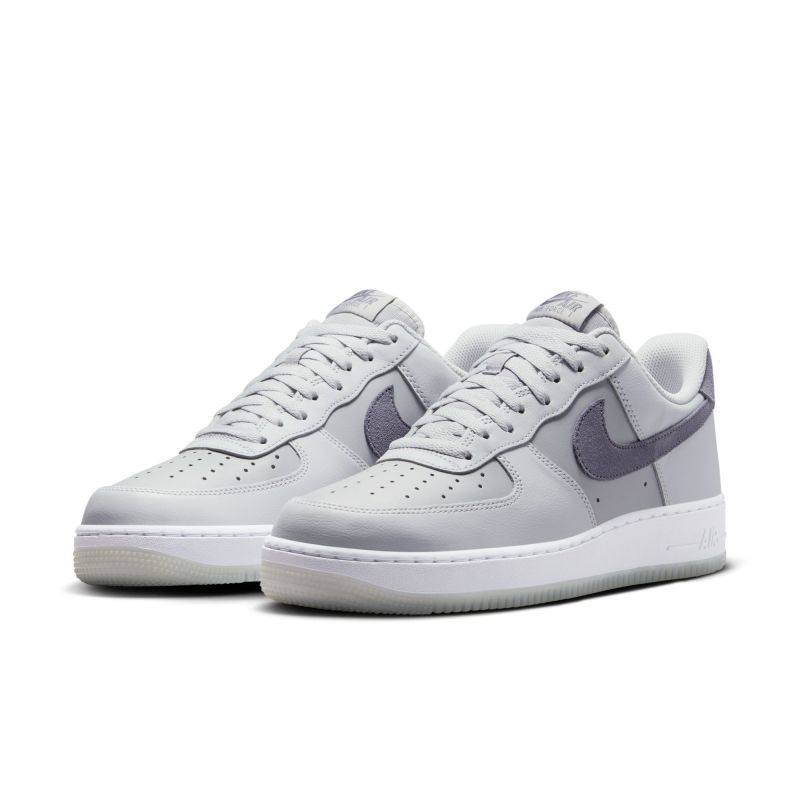 Grey and white air force 1s deals