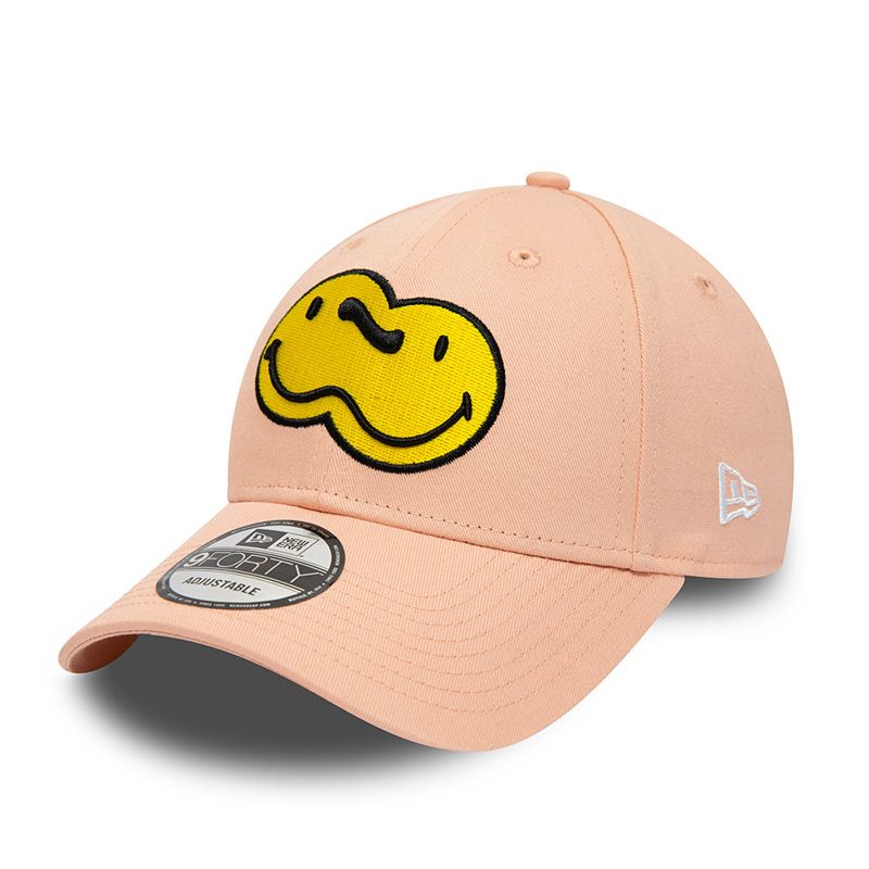 Buy NEW ERA SMILEY 2FACE PINK 9FORTY ADJUSTABLE CAP For Men