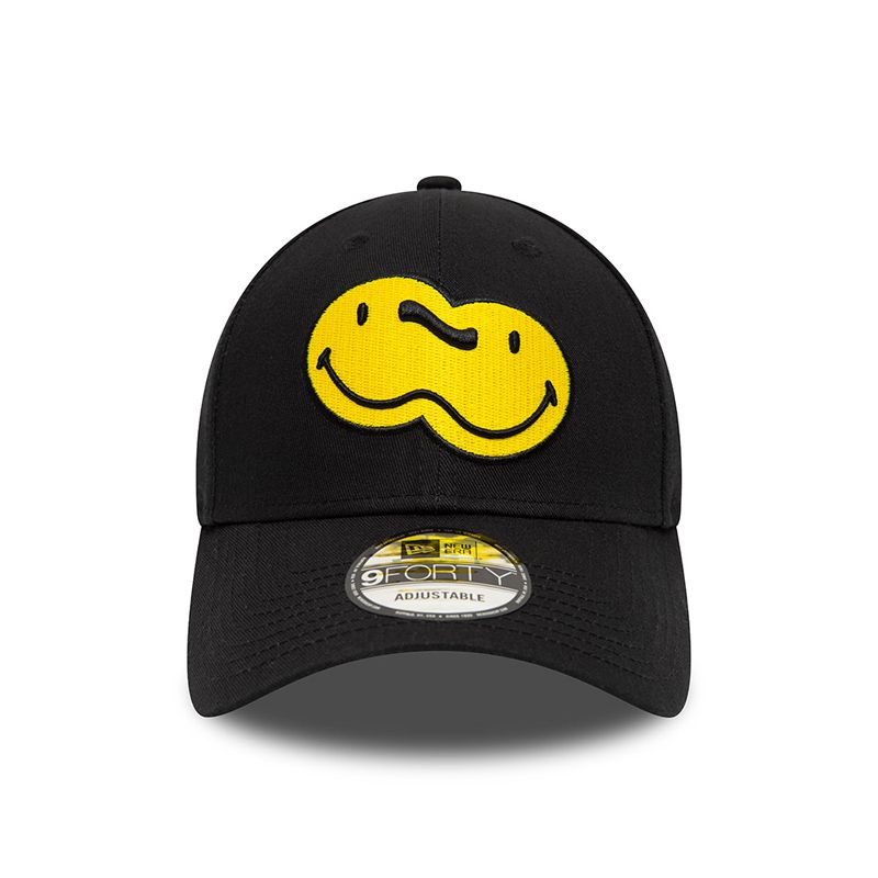 Buy NEW ERA SMILEY 2FACE BLACK 9FORTY ADJUSTABLE CAP For Men Online in  Kuwait - SNKR