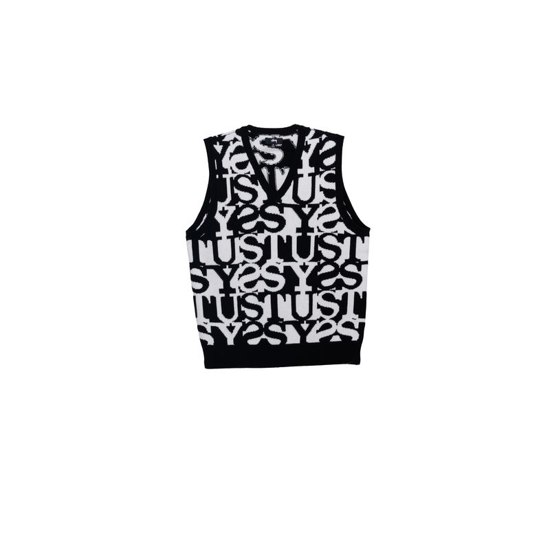 Buy STUSSY MEN'S STACKED SWEATER VESTOnline in Kuwait - SNKR