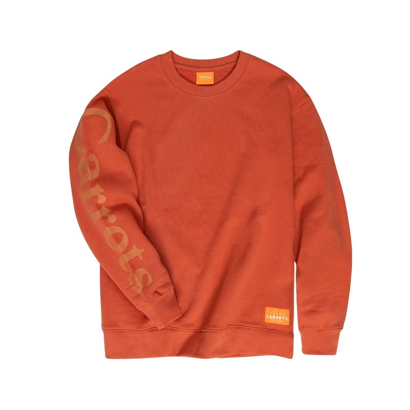 Buy CARROTS MEN S WORDMARK CREWNECK SWEATSHIRTOnline in Kuwait SNKR
