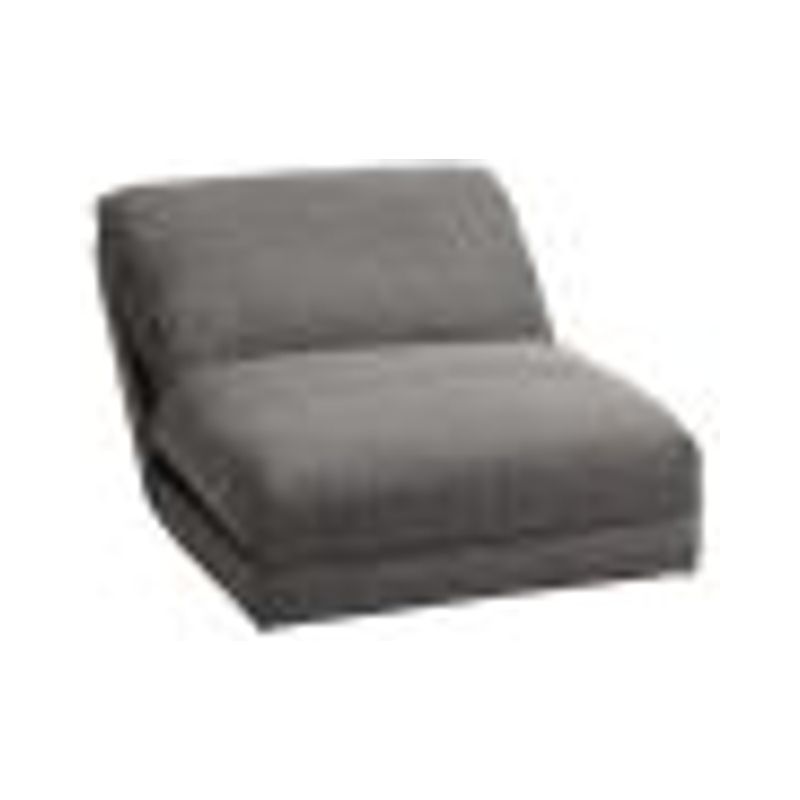 Chair bed VEGGER grey fabric