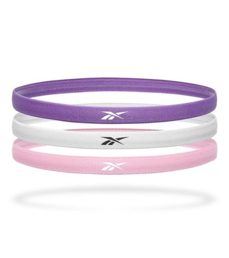Reebok Hairbands - Digital Purple, White, Astro Rose