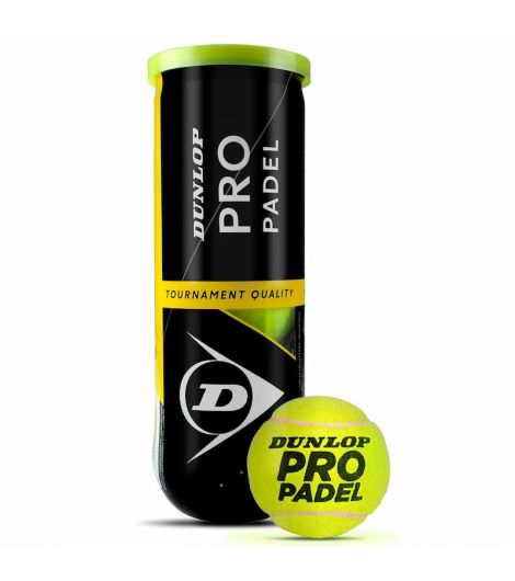 Dunlop Pro Padel Balls (3 Pcs)