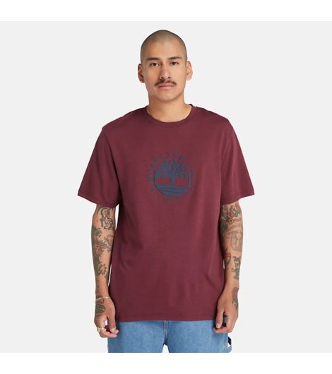 Timberland Men's Ss Refibra Logo Graphic Tee