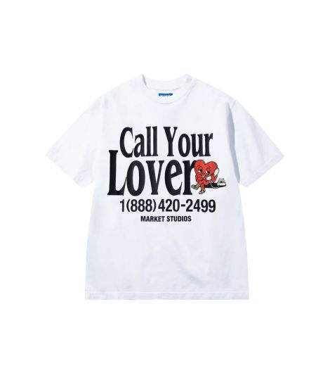 MARKET STUDIOS CALL YOUR LOVER T-SHIRT