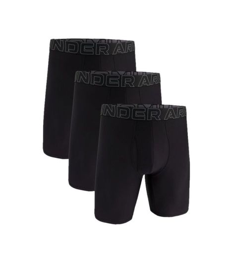 Under Armour Men's Performance Tech - Solid 9 In 3Pk Boxer