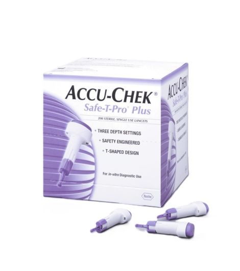 Accu Chek Safe-T Pro Plus 200 Lancets